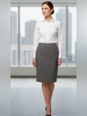 ANTONIO MELANI Elegant Dark Gray Pencil Skirt Size 0